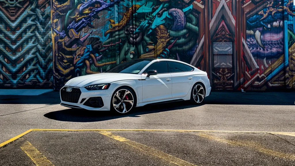 Ceramic coating package completed on a 2022 Audi RS5.