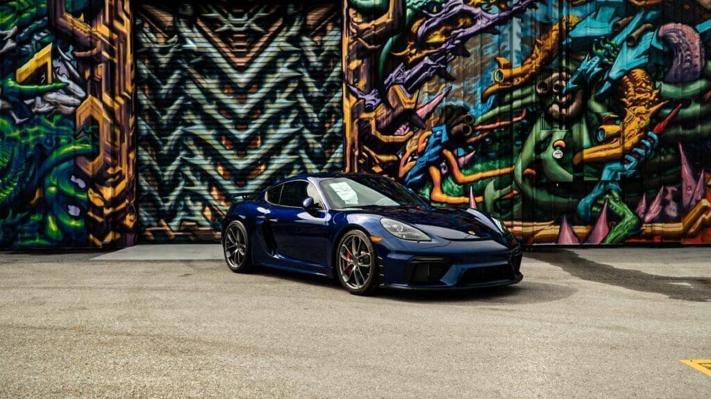 Ceramic Coating on a Porsche GT4.