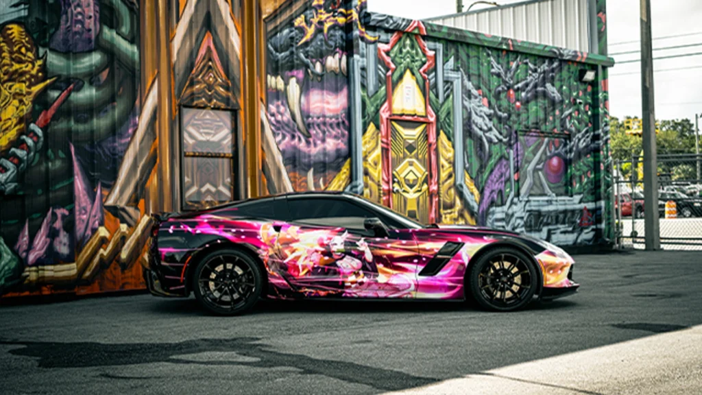 custom car graphics wrap