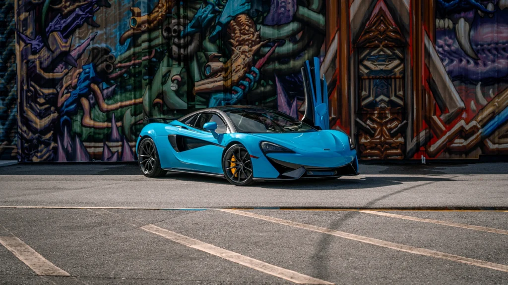 Ceramic Coating package applied on a McLaren 570S.