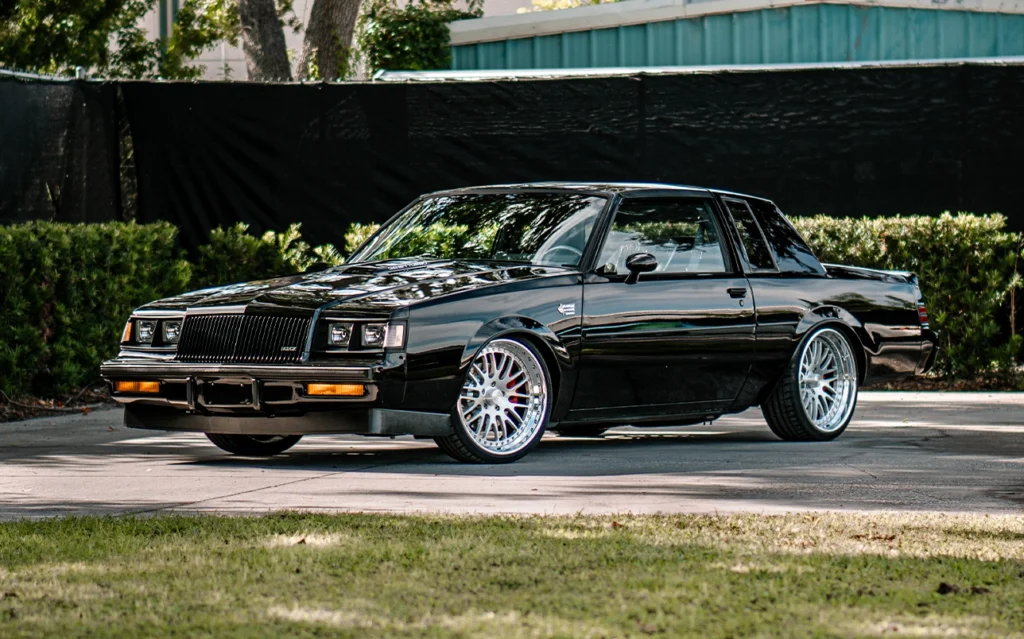 Ceramic coating gold package on a Buick Grand National.