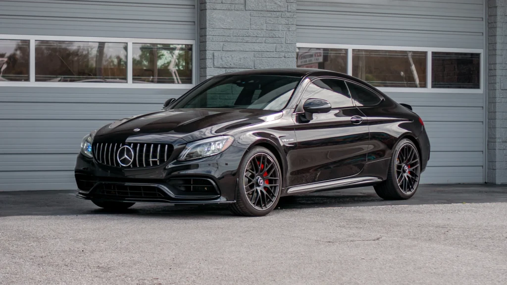 3M Obsidian window tinting service complete on a Mercedes-Benz.